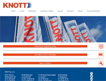 Tablet Screenshot of knott.pl